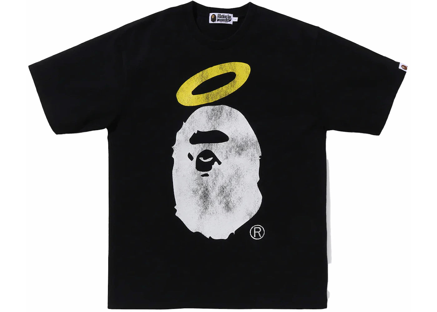BAPE x Union Pigment Dyed Ape Head Tee Black