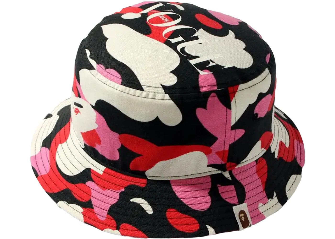 BAPE x VOGUE ABC Camo Bucket Hat Pink