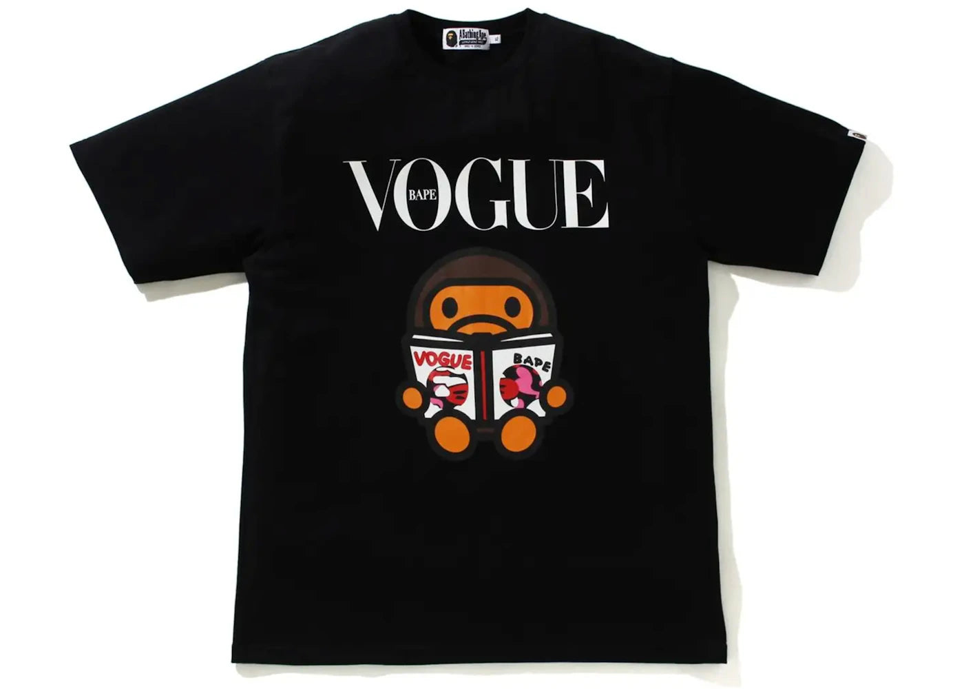 BAPE x VOGUE baby Milo Tee Black