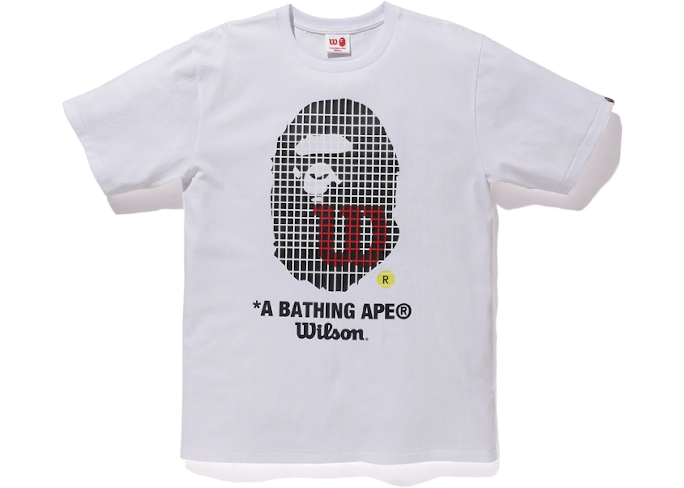BAPE x Wilson Ape Head Tee White