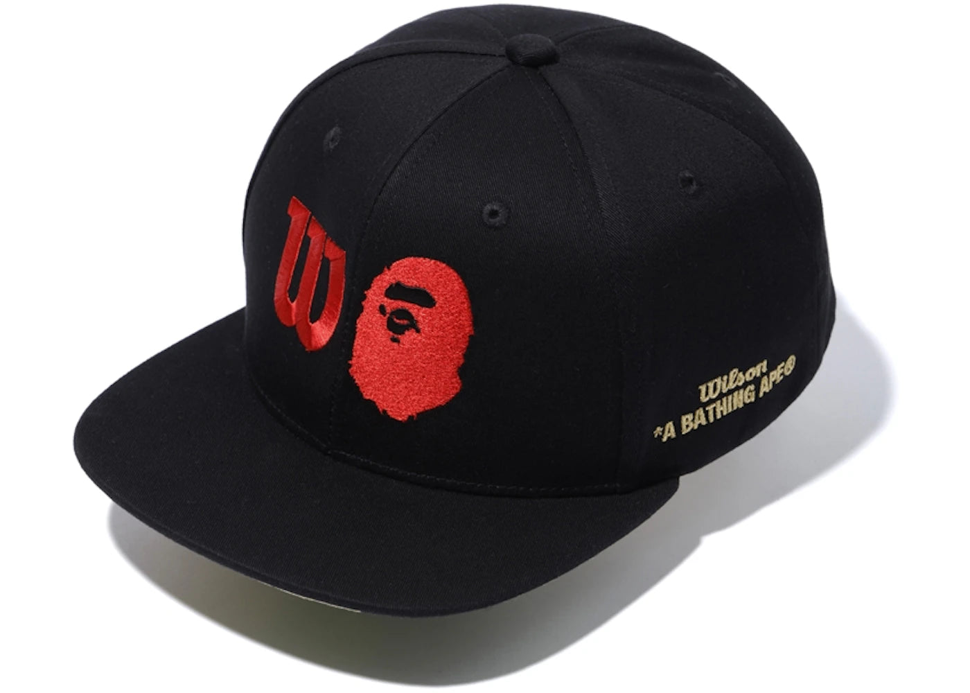 BAPE x Wilson Cap Black