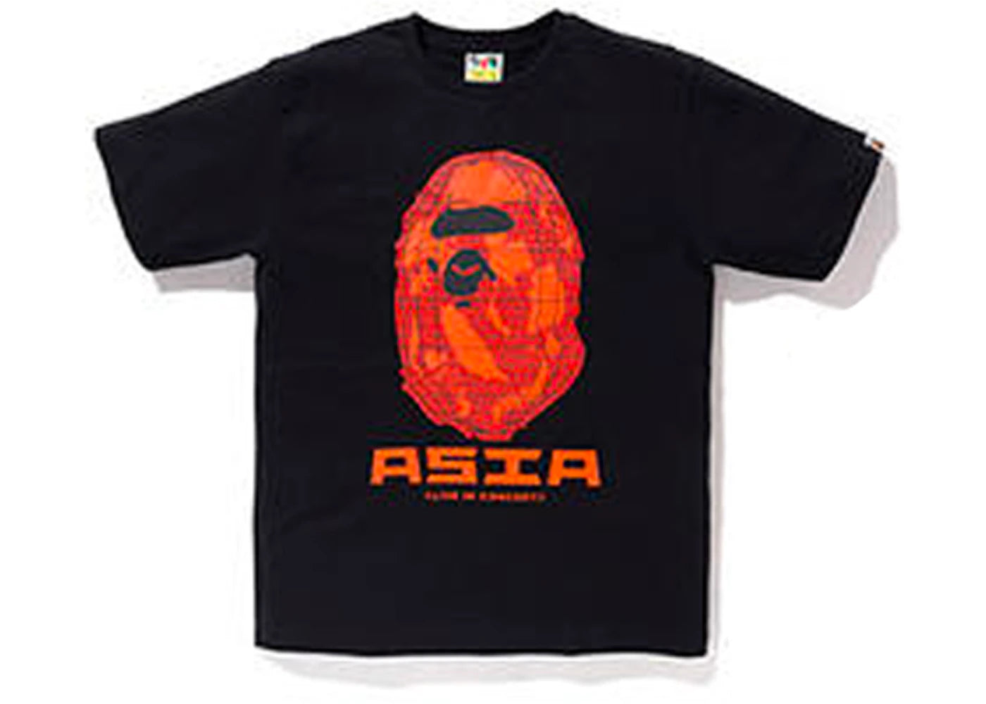BAPE x XO Asia Staff Busy Works Tee Black/Orange