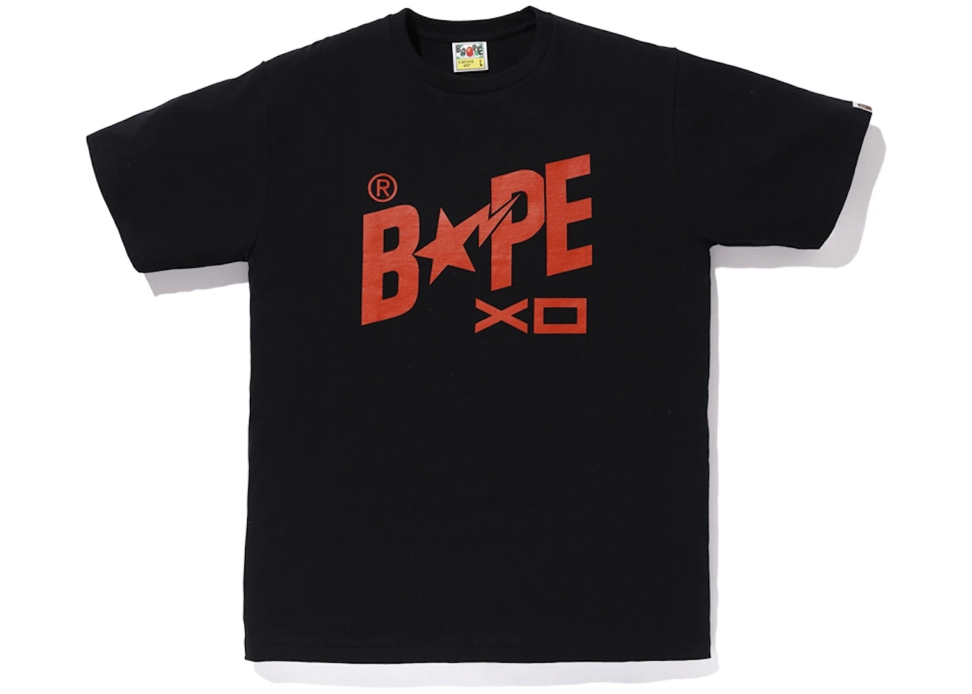 BAPE x XO Bapesta Tee Black