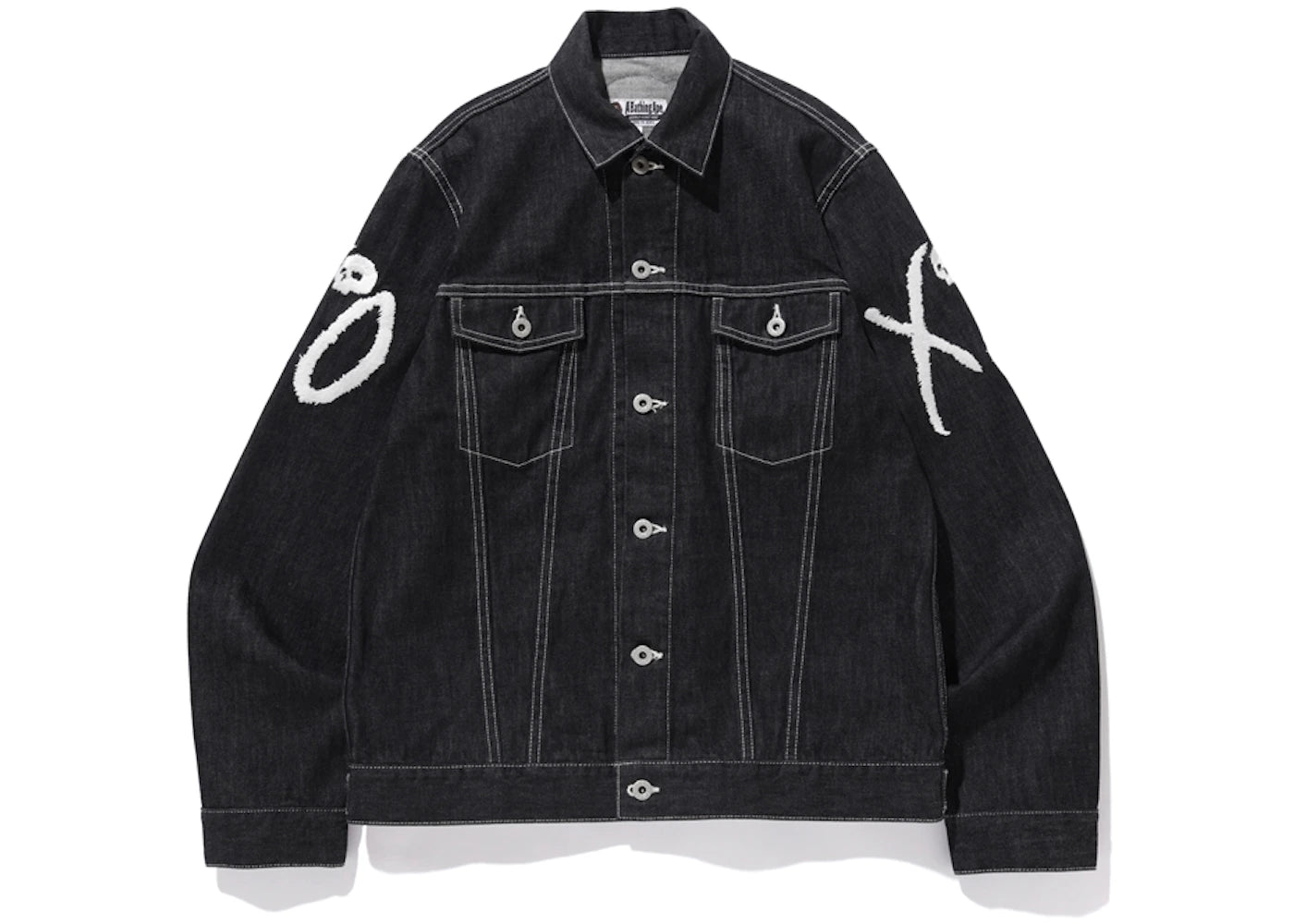 BAPE x XO Denim Jacket Black