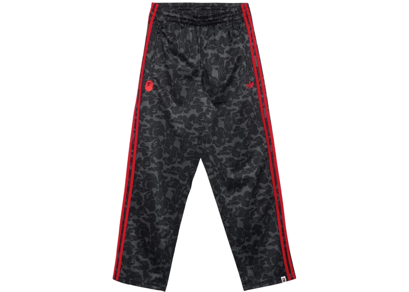 BAPE x adidas All Over Print Track Jacket Black/Red