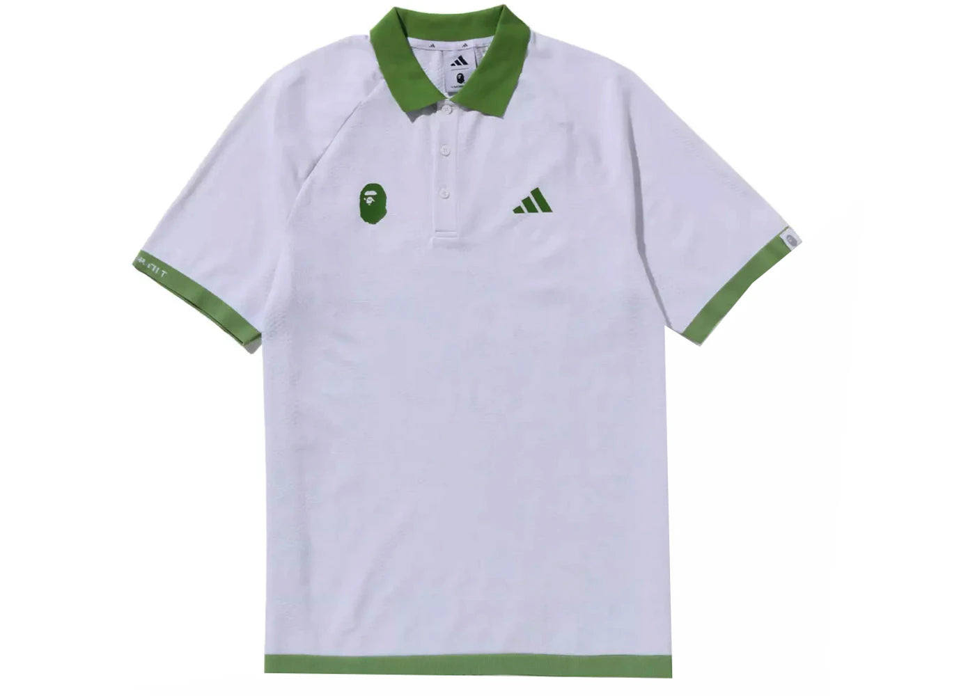 BAPE x adidas Golf Relaxed Fit Polo White
