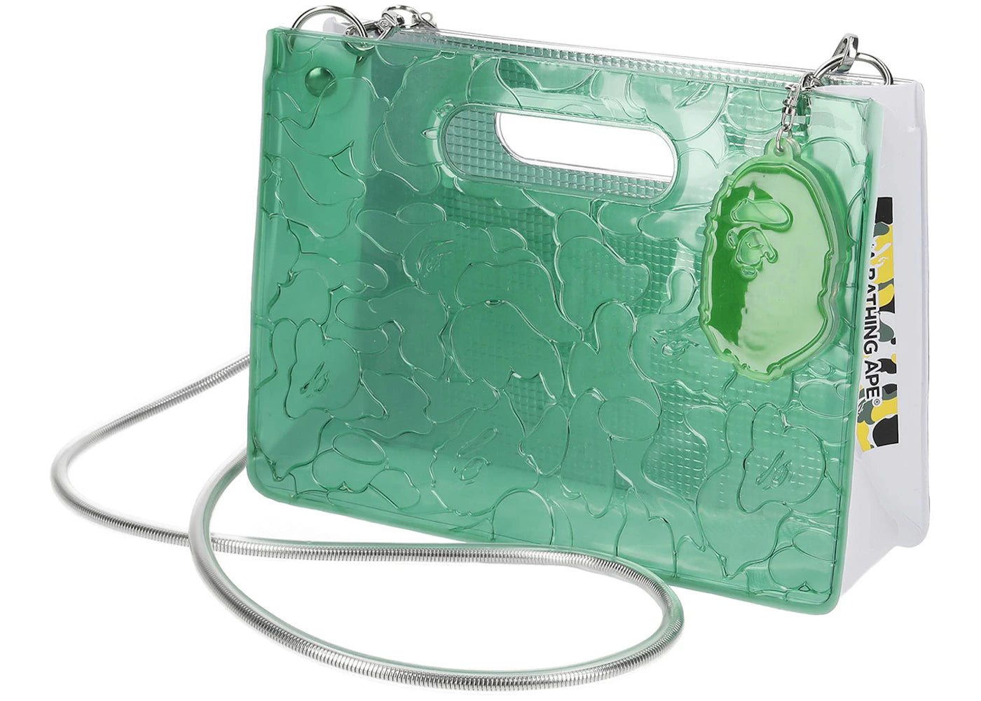 BAPE x nana-nana A5 Horizontal Bag Green Osaka Store Exclusive