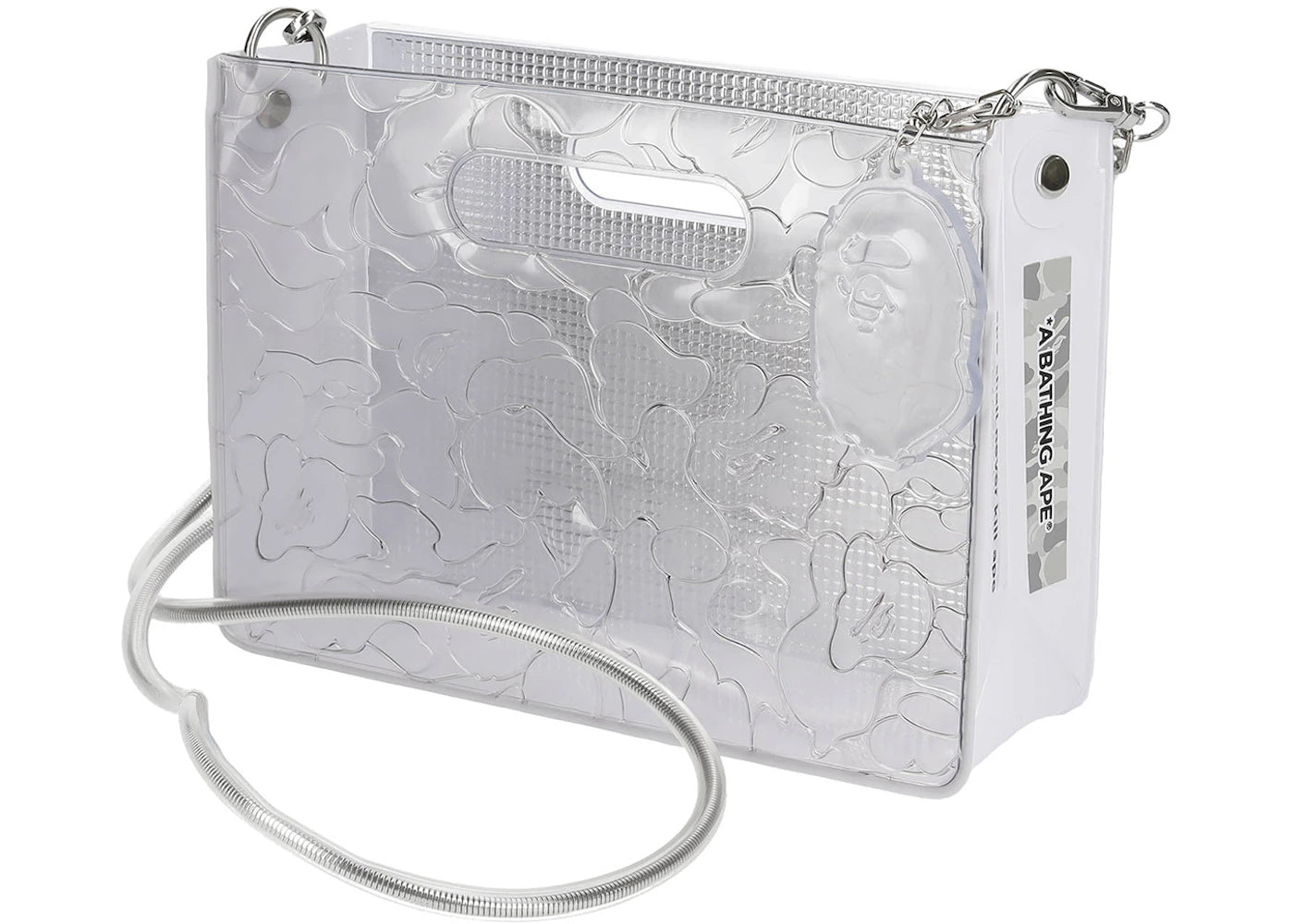 BAPE x nana-nana A5 Horizontal Bag Grey Harajuku Store Exclusive