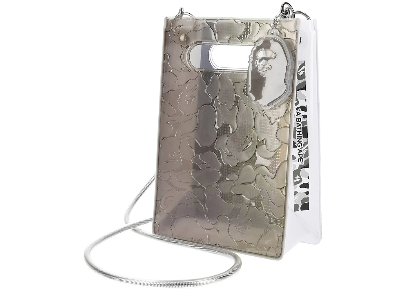 BAPE x nana-nana A5 Vertical Bag Grey Kyoto Store Exclusive