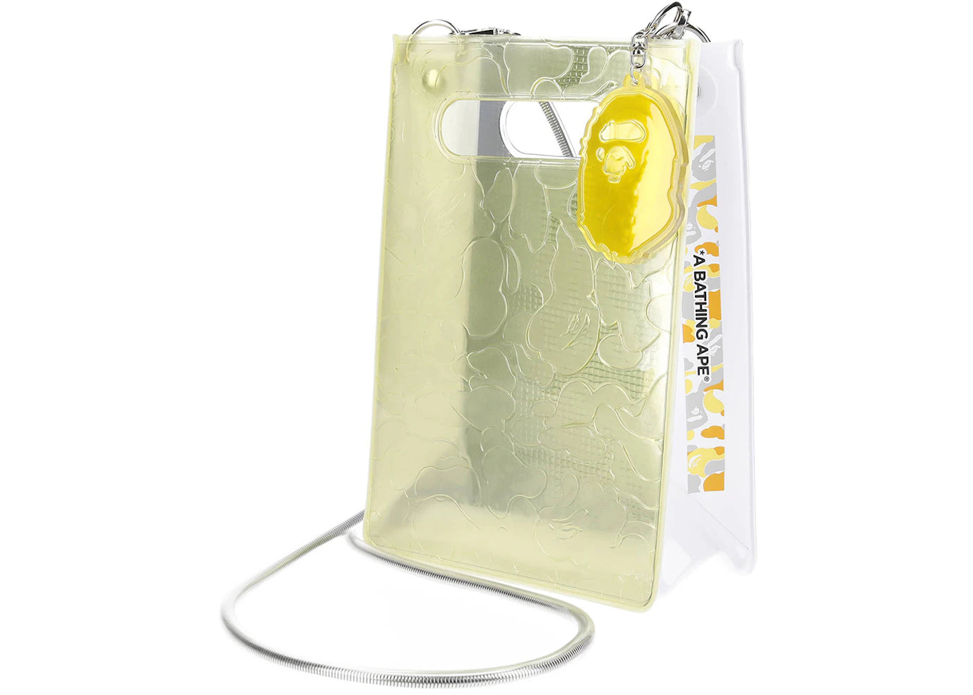 BAPE x nana-nana A5 Vertical Bag Yellow Matsuyama Store Exclusive