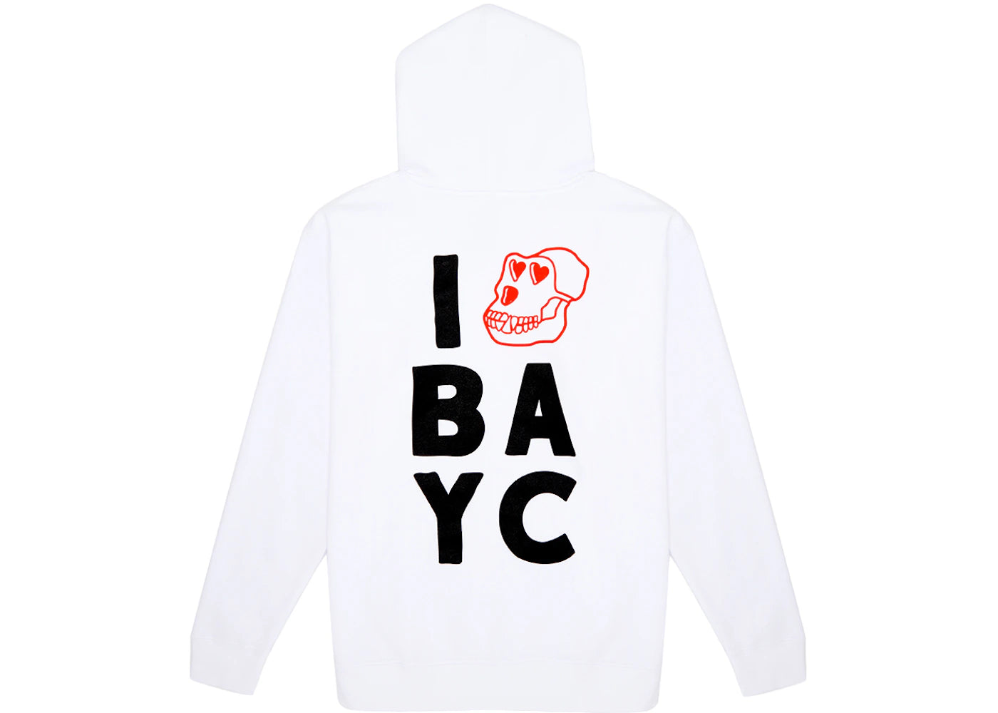 BAYC NFT NYC Pop Up Exclusive Hoodie White