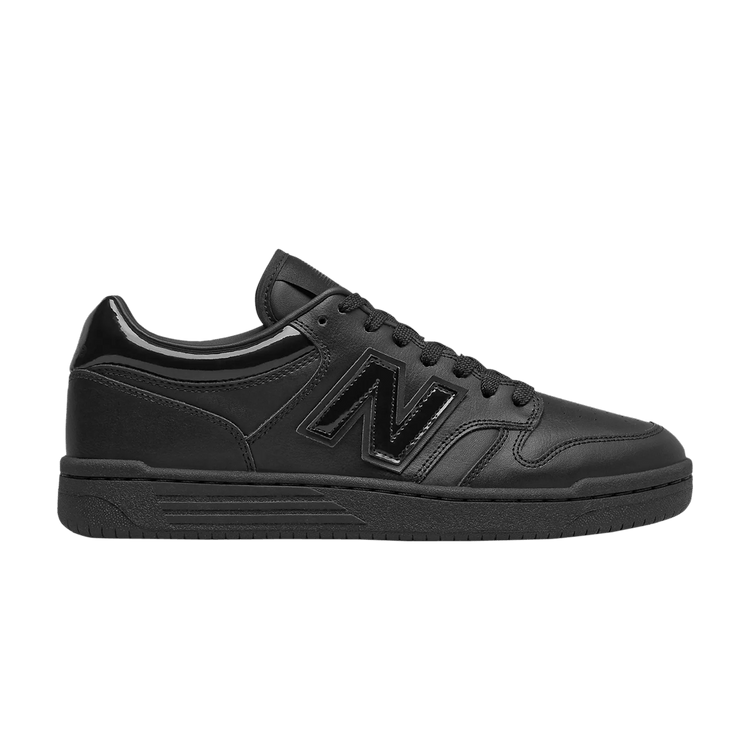 New Balance BB480 White Triple Black