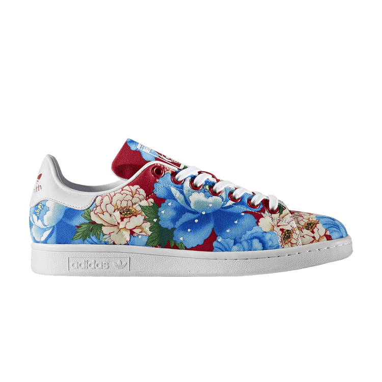 adidas Stan Smith Dark Red Floral (Women's)