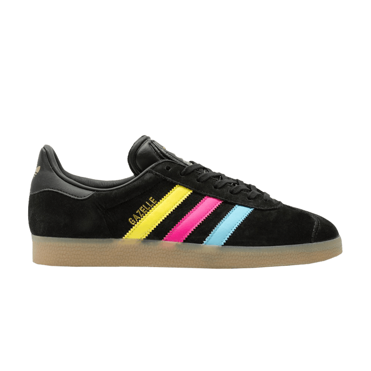 adidas Gazelle Black Multi Stripe