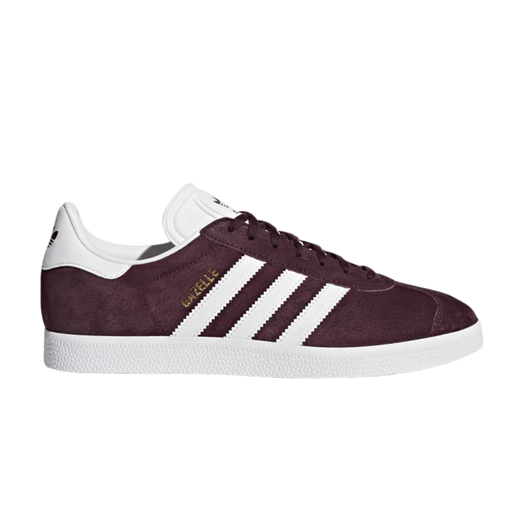 adidas Gazelle Maroon White-Gold Metallic