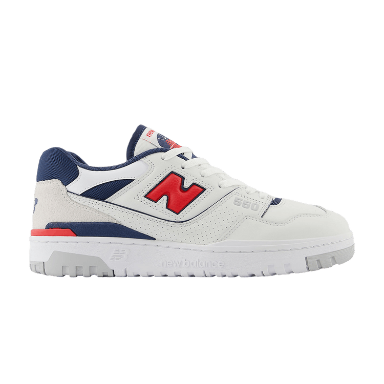 New Balance 550 White Navy Red