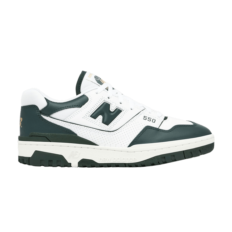 New Balance 550 White Dark Green