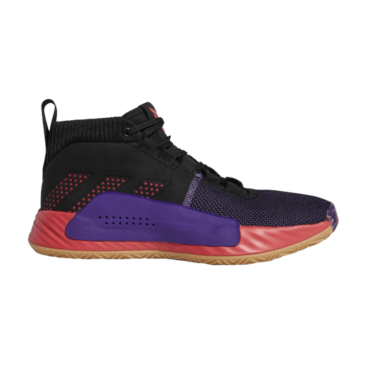 adidas Dame 5 Black Red Purple