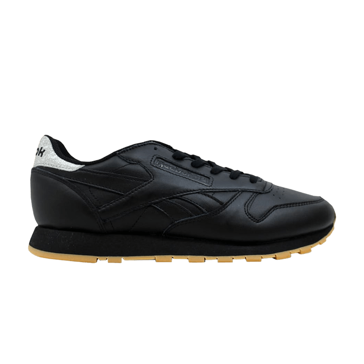 Reebok Classic Leather Met Diamond Shoes Black Gum (Women's)