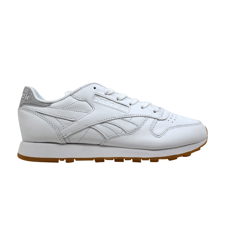 Reebok Classic Leather Metallic Diamond Sneakers White Gum (Women's)