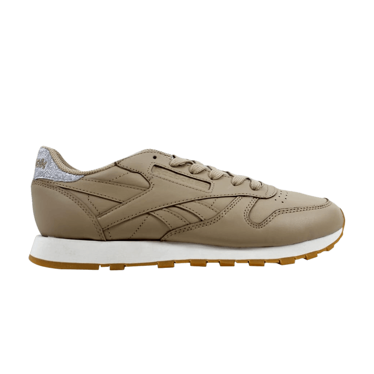 Reebok Classic Leather Met Diamond Oatmeal/Chalk-Gum (Women's)