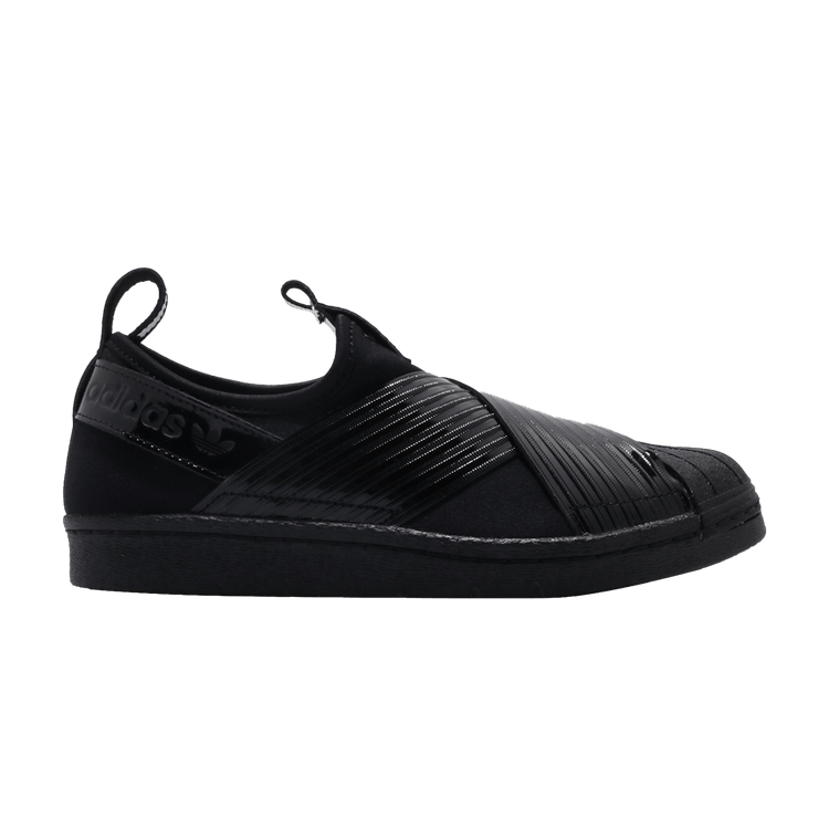 adidas Superstar Slip-On Triple Black (Women's)