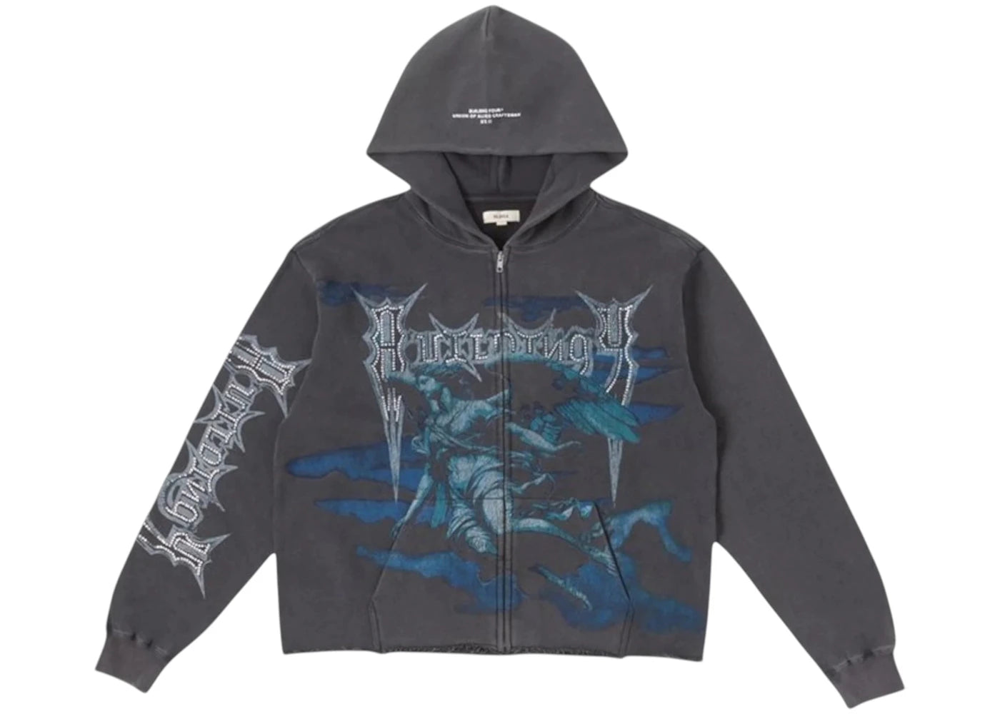BLDG4 Serphim Hoodie Charcoal Art