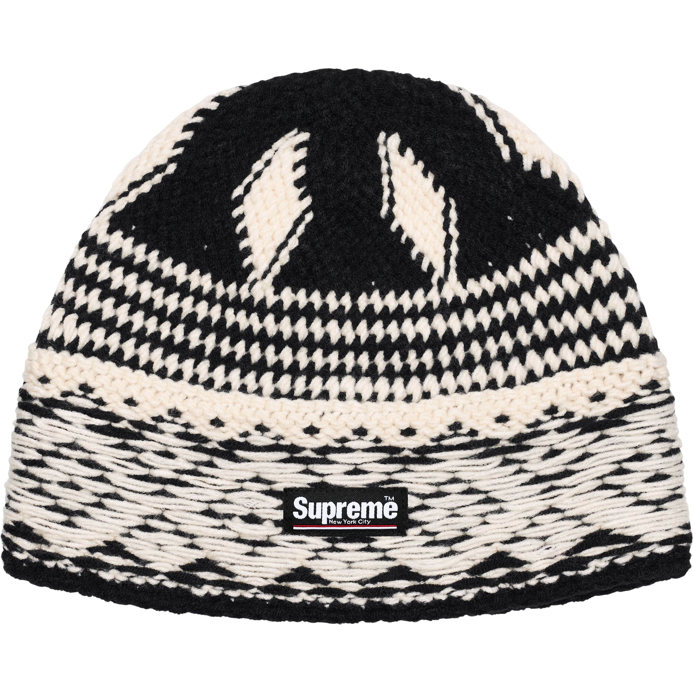 Supreme Diamond Beanie - Black