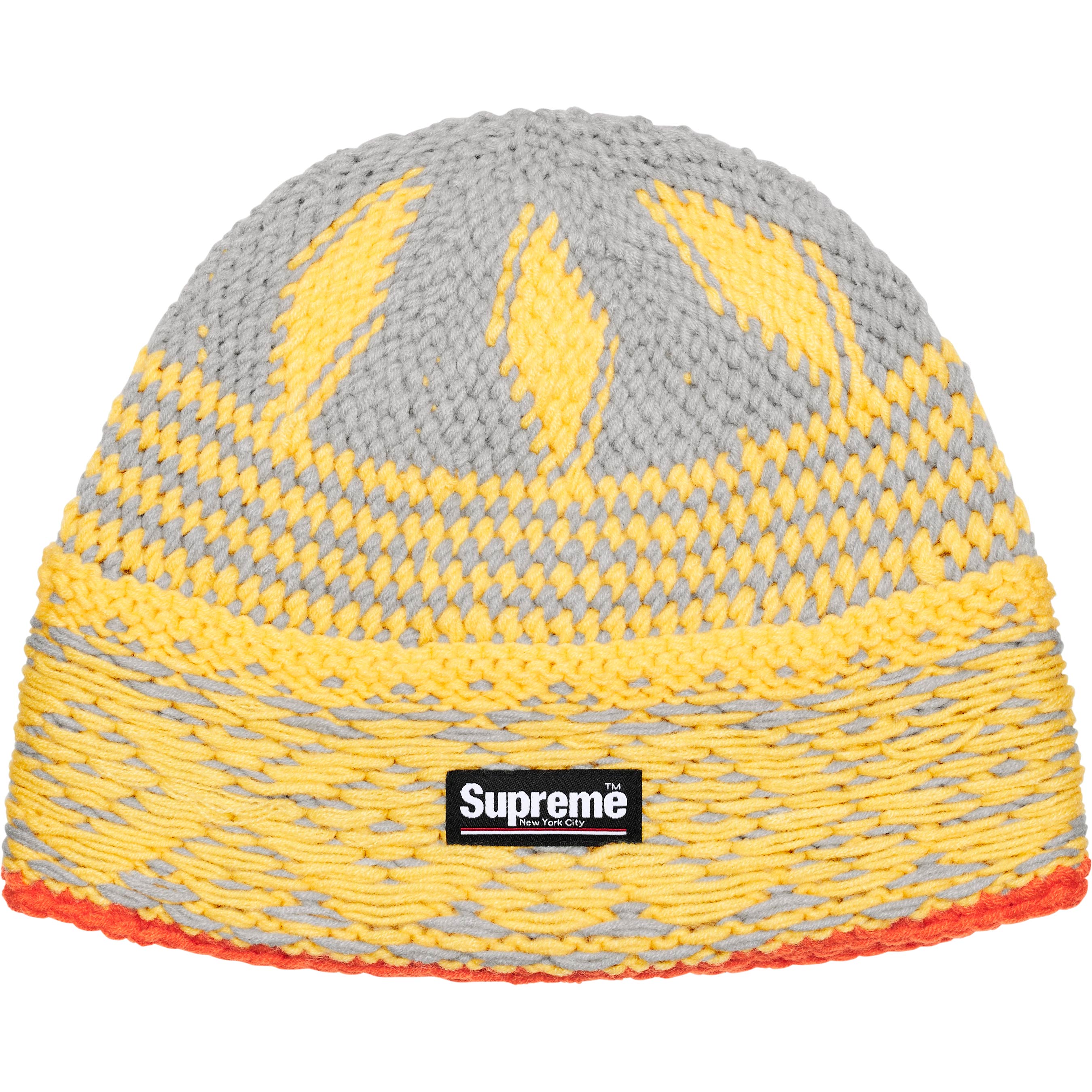 Supreme Diamond Beanie - Grey