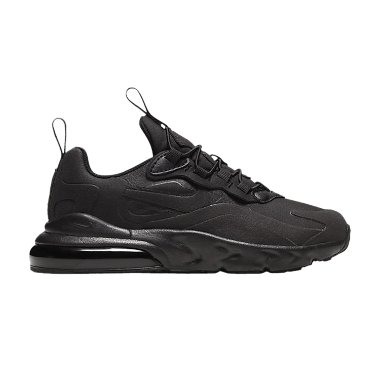 Nike Air Max 270 React Triple Black (PS)