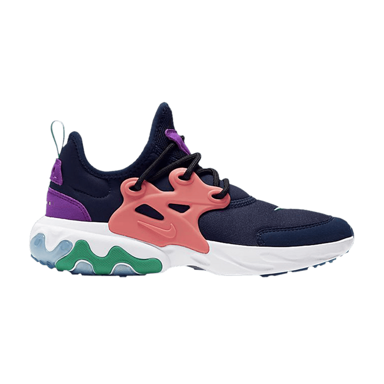 Nike React Presto Midnight Navy Magic Ember (GS)