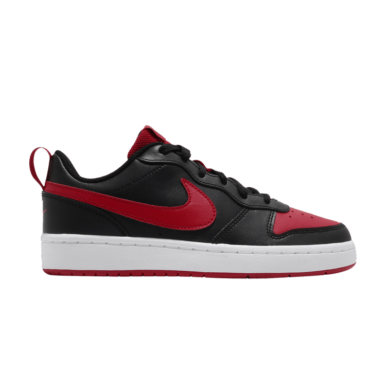 Nike Court Borough Low 2 Black University Red (GS)