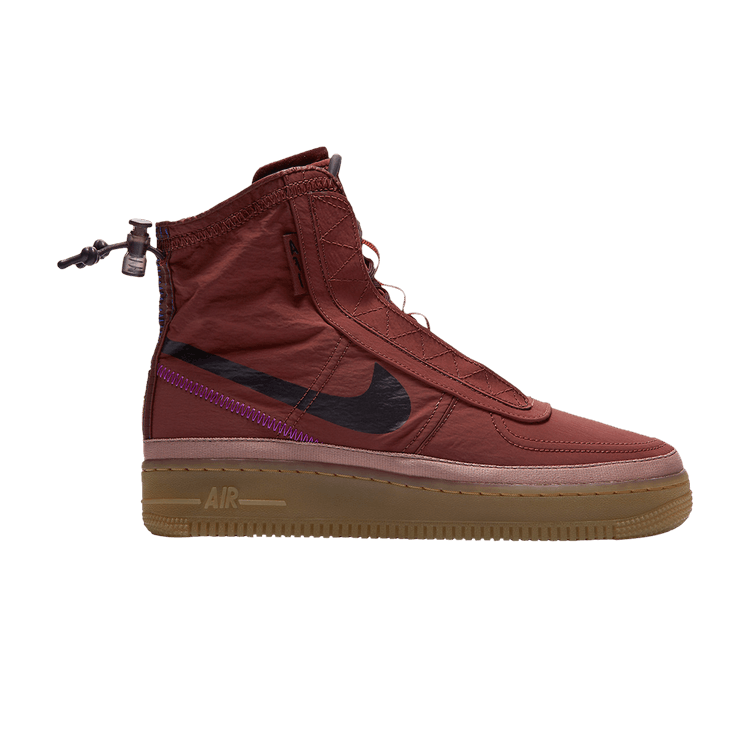 Nike Air Force 1 Shell Burgundy Ash (Women's)