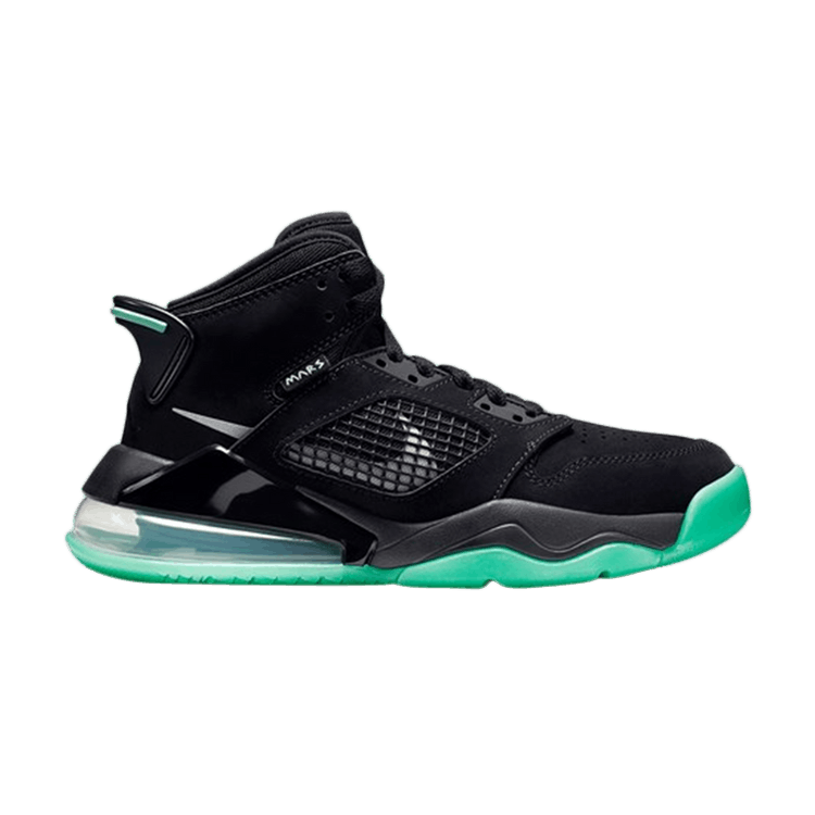 Jordan Mars 270 Black Green Glow (GS)