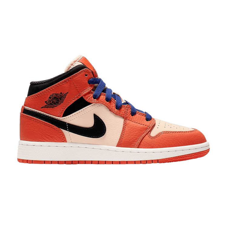 Jordan 1 Mid Team Orange Black (GS)