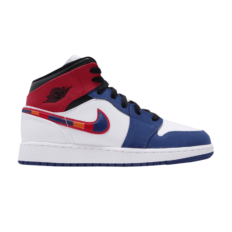 Jordan 1 Mid Rush Blue University Red (PS)