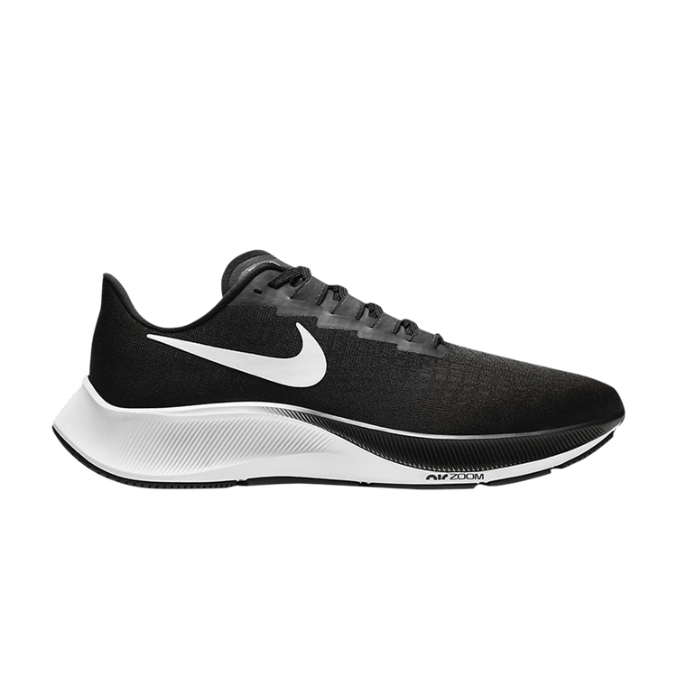 Nike Air Zoom Pegasus 37 Black White (Extra Wide)
