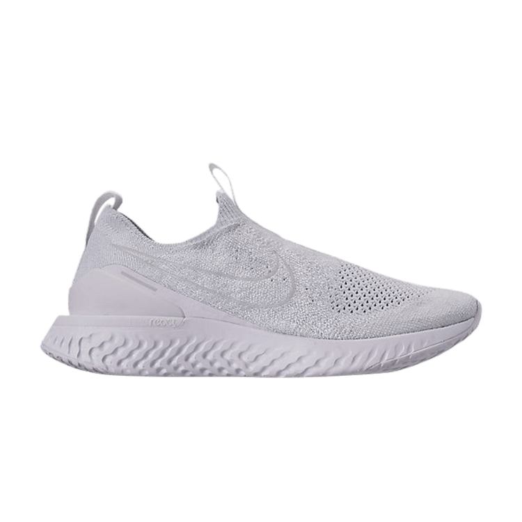 Nike Epic React Moc Flyknit White Pure Platinum