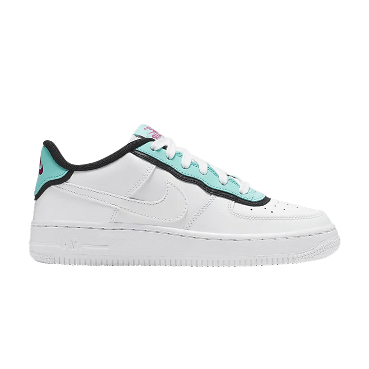 Nike Air Force 1 Low Double Layer Aqua Black (GS)