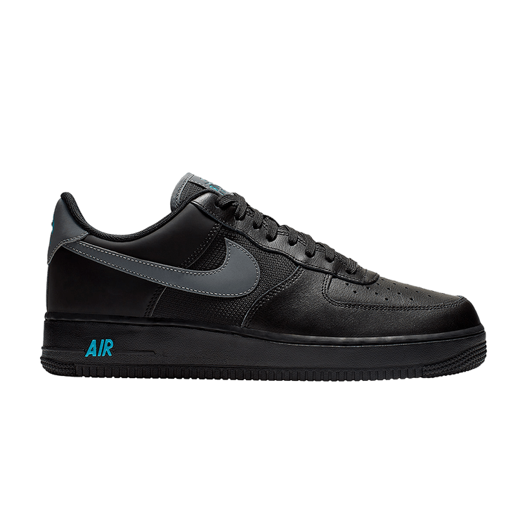 Nike Air Force 1 Low Black Blue Fury Cool Grey