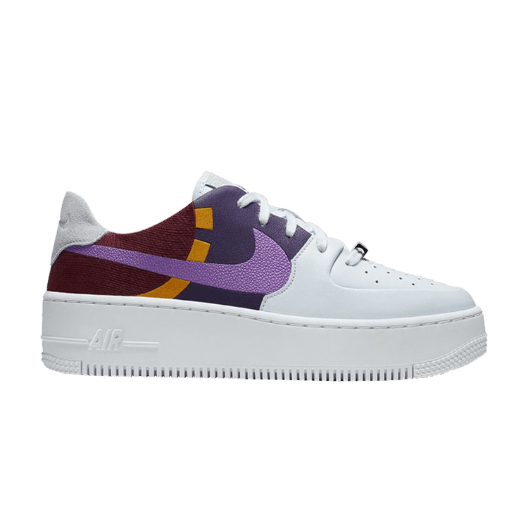 Nike Air Force 1 Sage Low LX Grey Dark Orchid (Women's)