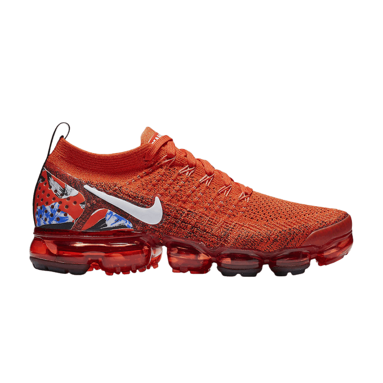 Nike Air VaporMax Flyknit 2 Heel Graphic Team Orange (Women's)
