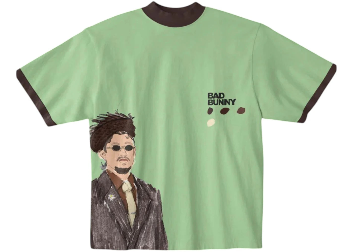 Bad Bunny DTMF Pava T-shirt Green