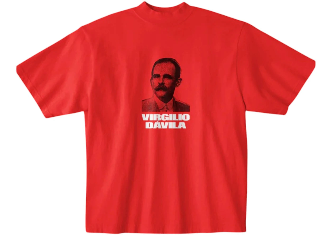 Bad Bunny Virgilio Dávila T-shirt Red