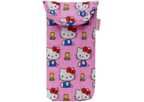 Baggu Puffy Glasses Sleeve Hello Kitty Pink