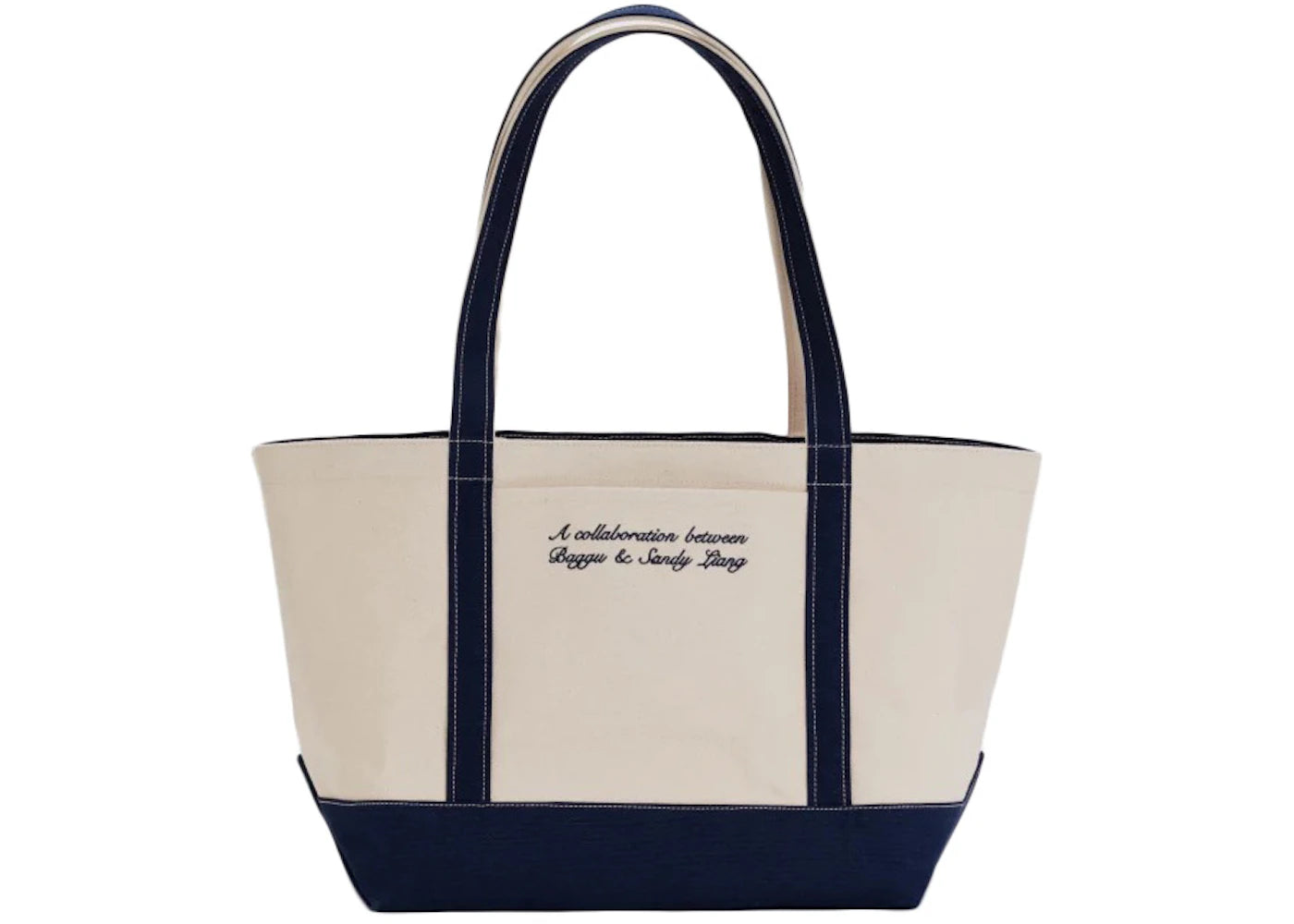 Baggu x Sandy Liang Medium Boat Tote Beige