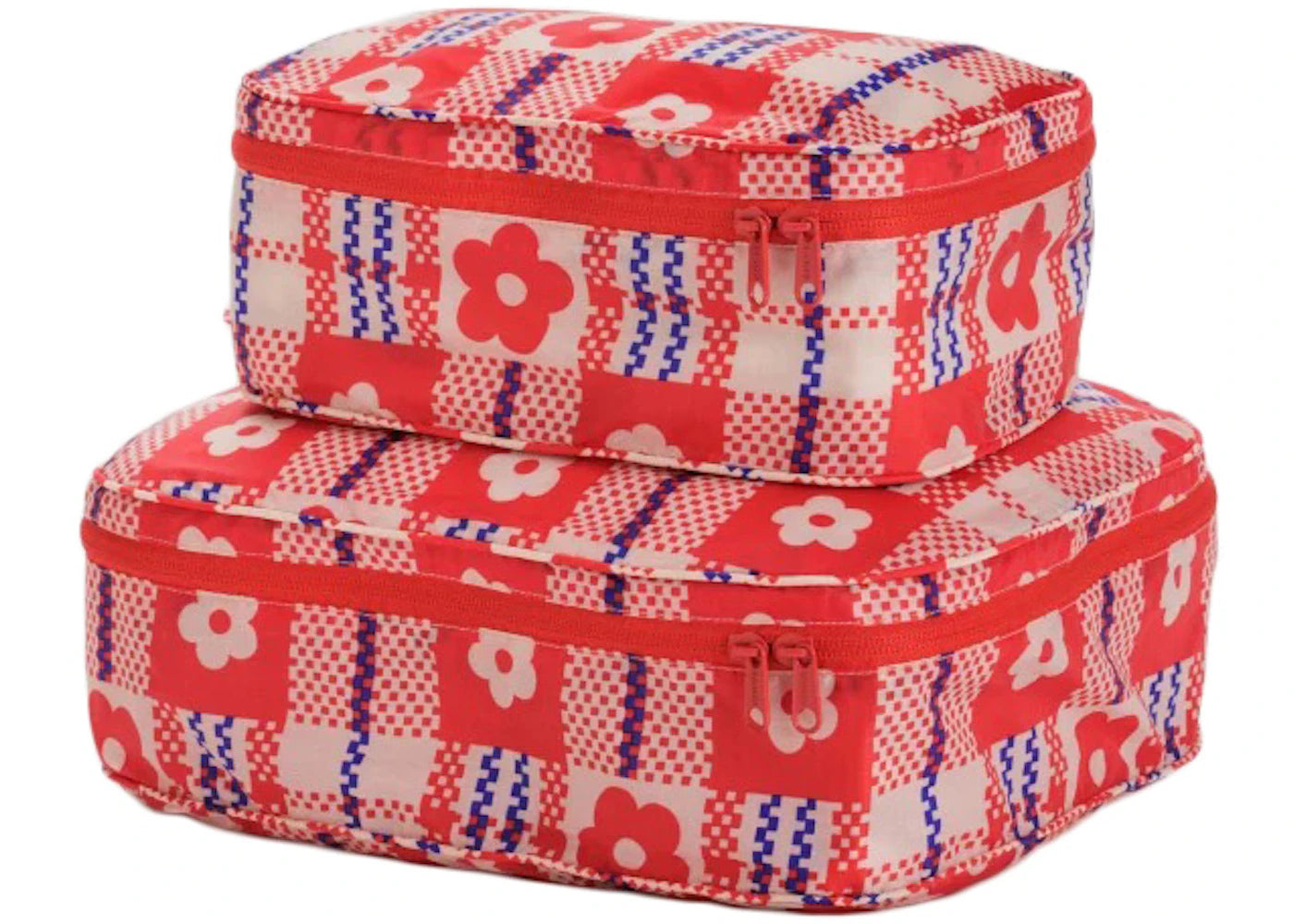 Baggu x Sandy Liang Packing Cube Set Red