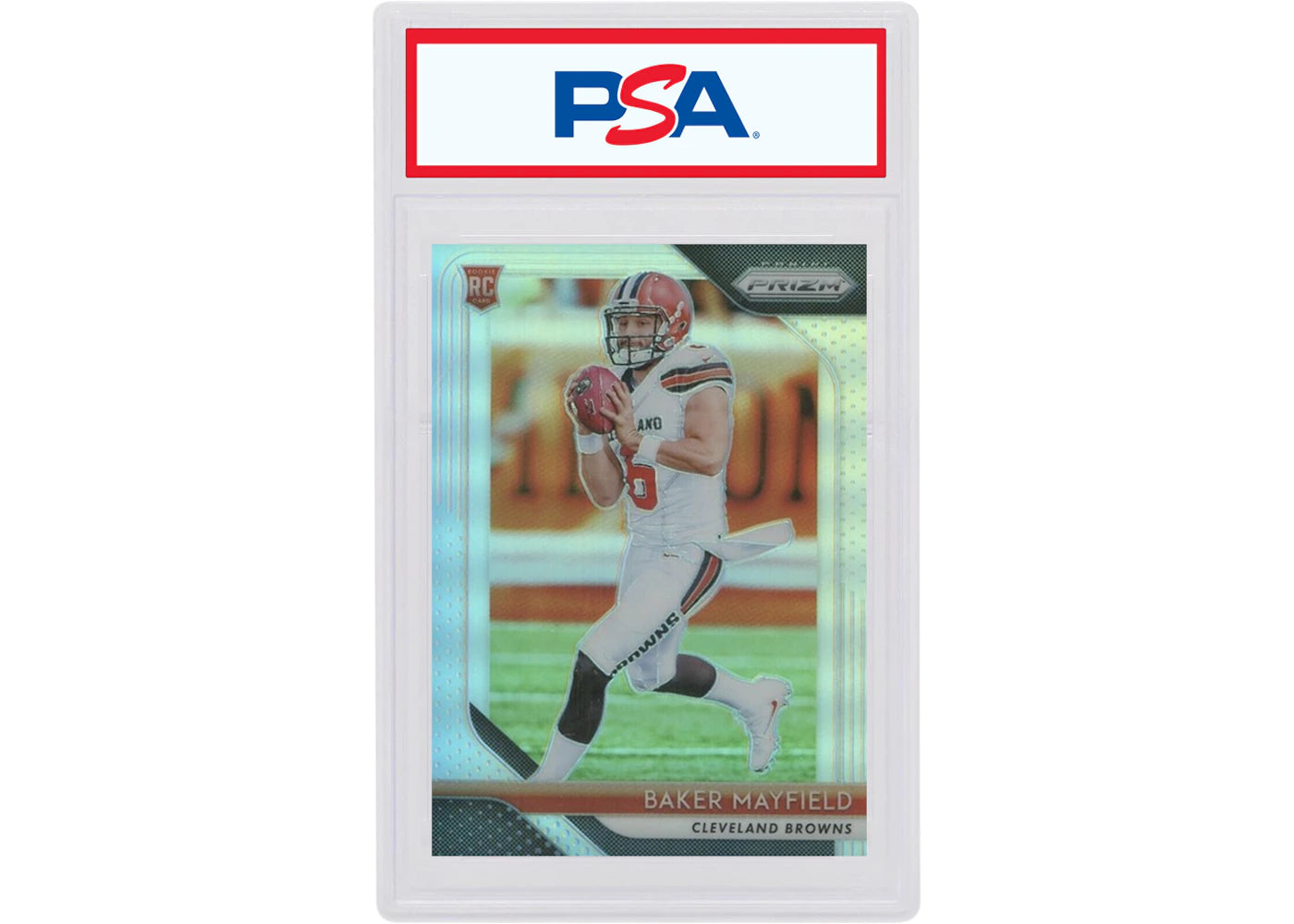Baker Mayfield 2018 Panini Prizm Rookie Silver #279 (PSA or BGS Graded)