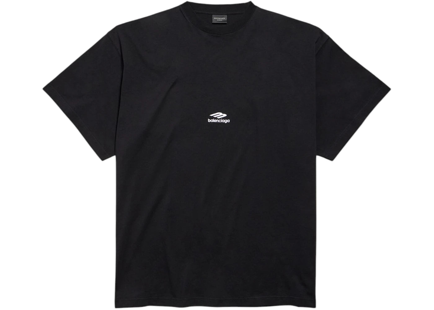 Balenciaga 3B Sports Icon Oversized T-Shirt Black/White