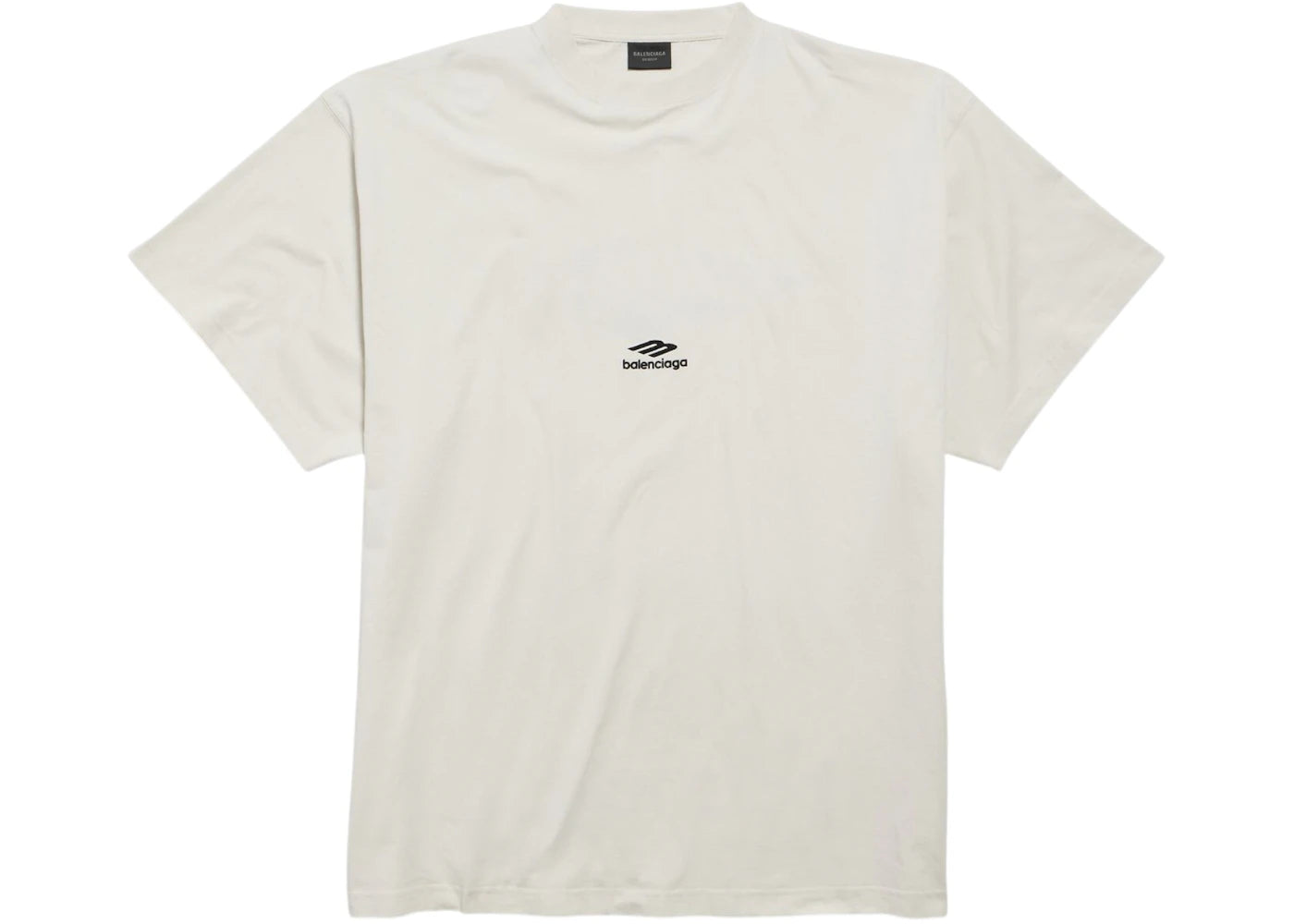 Balenciaga 3B Sports Icon Oversized T-Shirt Chalky White/Black